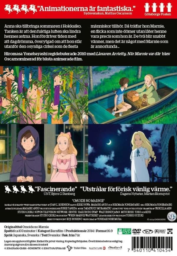 När Marnie var där (2014) (DVD)