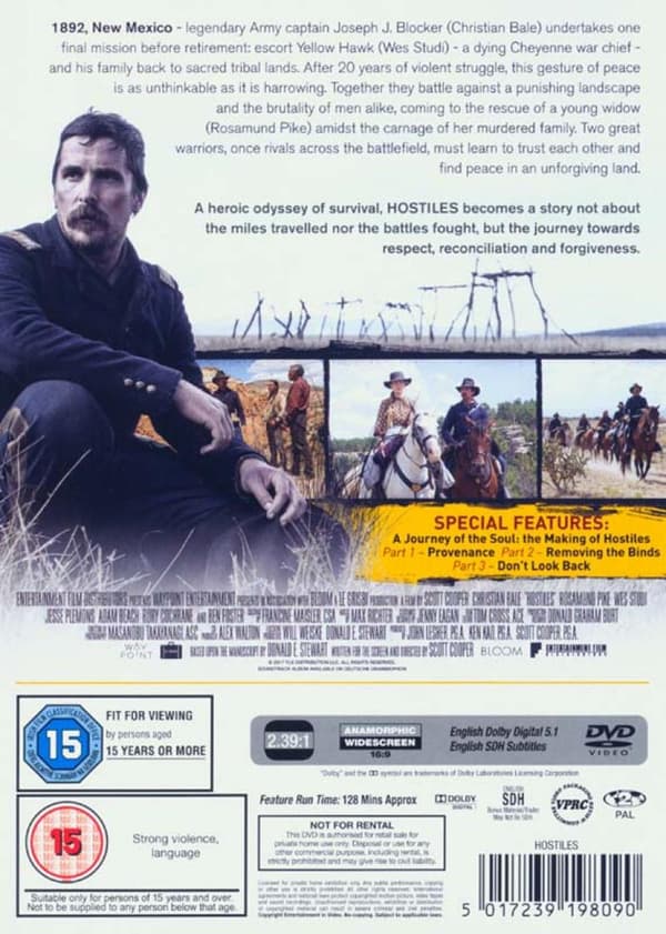 Hostiles (2017) (DVD)