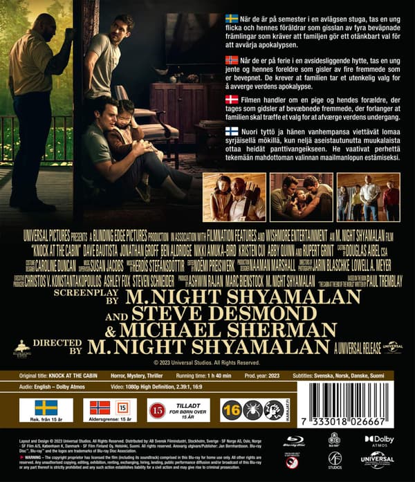 Knock At The Cabin (2023) (Blu-Ray)