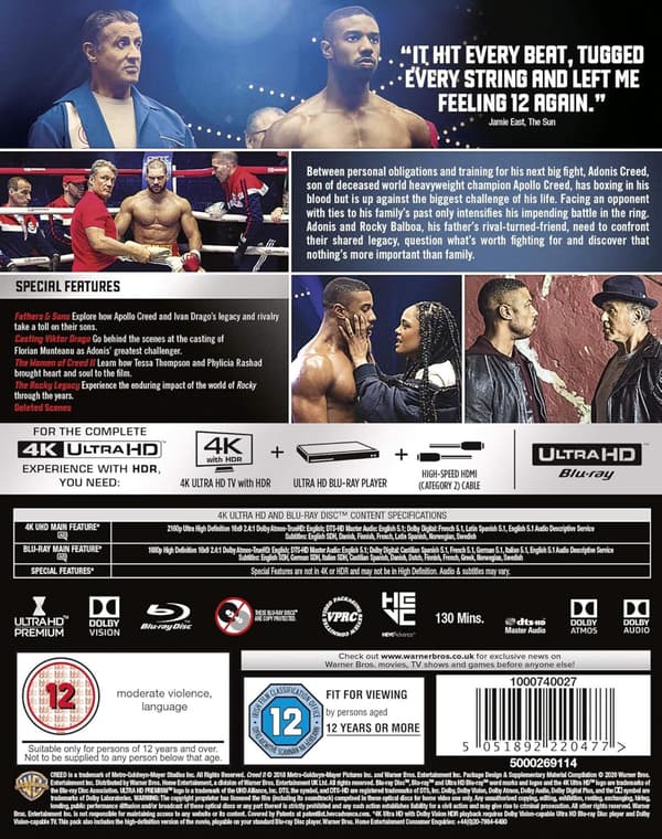 Creed II (2018) (4K UHD)
