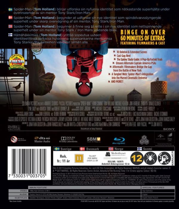 Spider-Man 1: Homecoming (2017) (Blu-Ray)