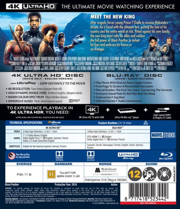 Black Panther (2018) (4K UHD)