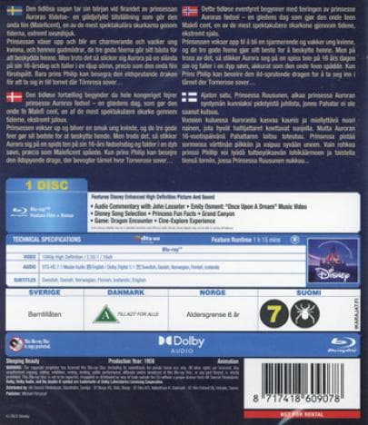 Sleeping Beauty (aka Törnrosa) (1959) (Blu-Ray)