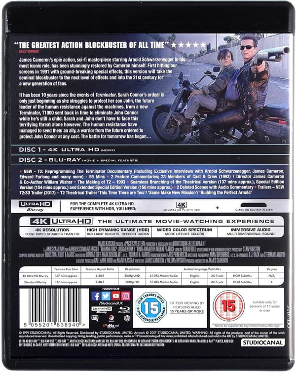 Terminator 2: Judgment Day (1991) (4K UHD)