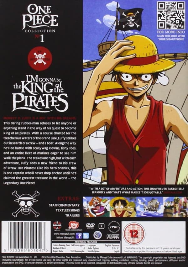 One Piece - Collection 1 (Episodes 1-26)  (DVD)