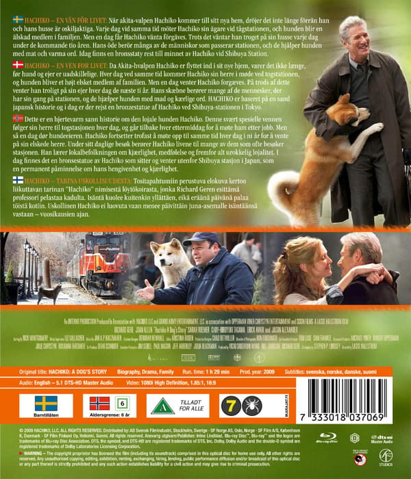Hachi: A Dogs Tale (2009) (Blu-Ray)