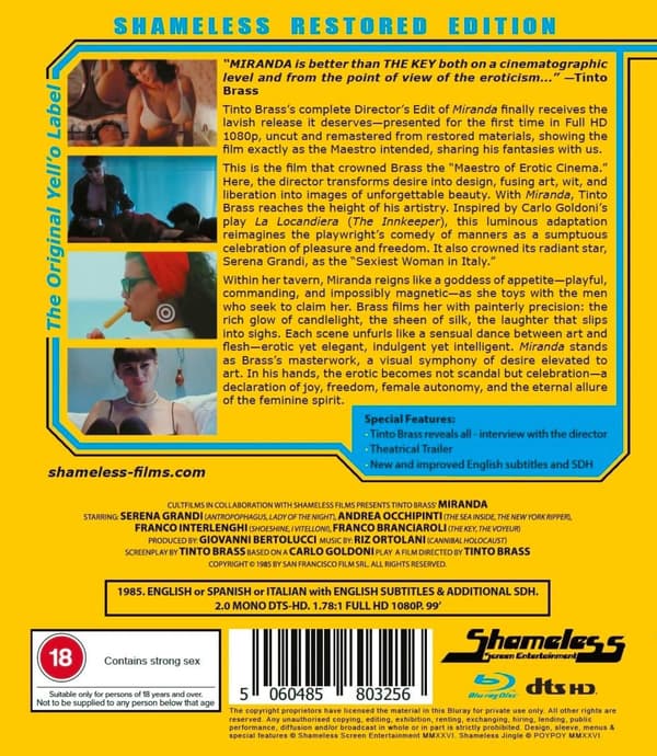 Miranda (1985) (Blu-Ray)
