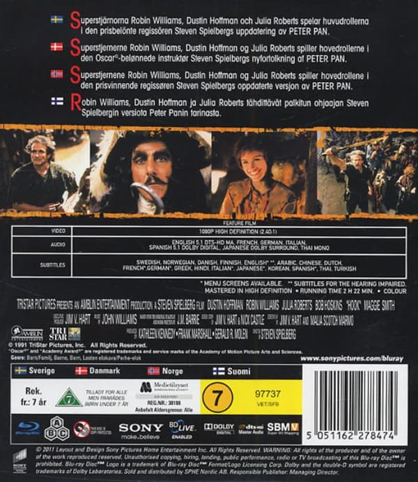 Hook (1991) (Blu-Ray)