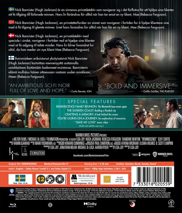 Reminiscence (2021) (Blu-Ray)