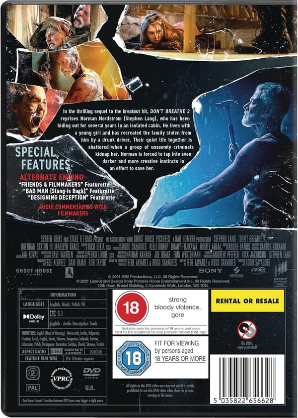 Dont Breathe 2 (2021) (DVD)