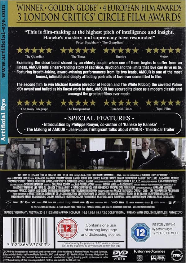 Amour (2012) (DVD)