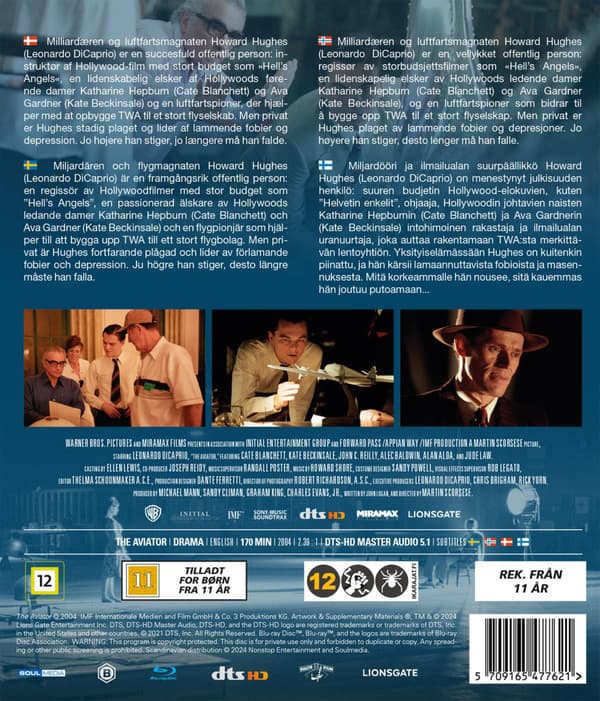 The Aviator (2004) (Blu-Ray)