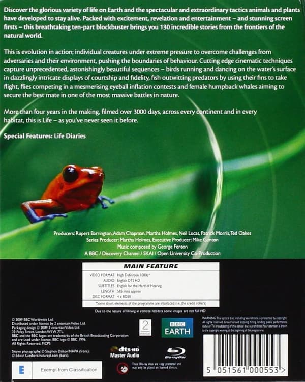 Life (2009) Mini Series (Blu-Ray)