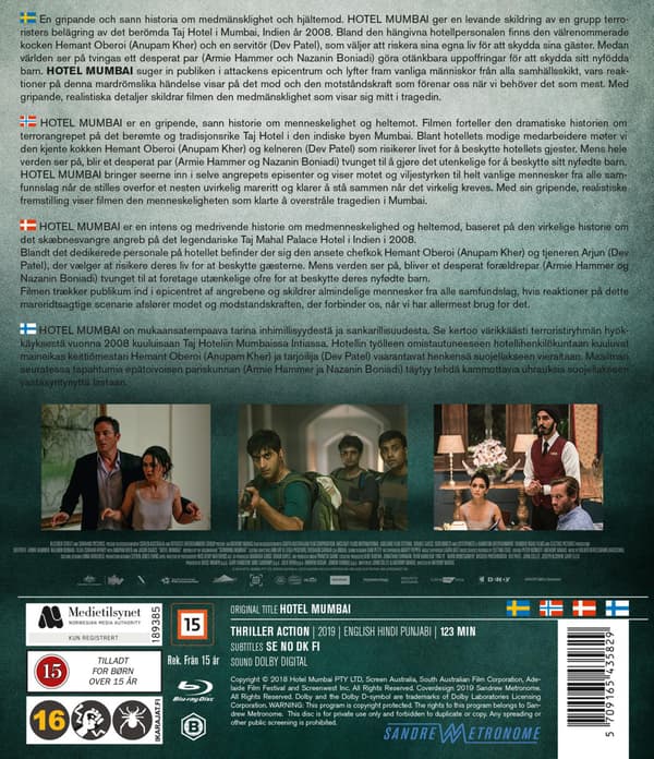 Hotel Mumbai (2018) (Blu-Ray)