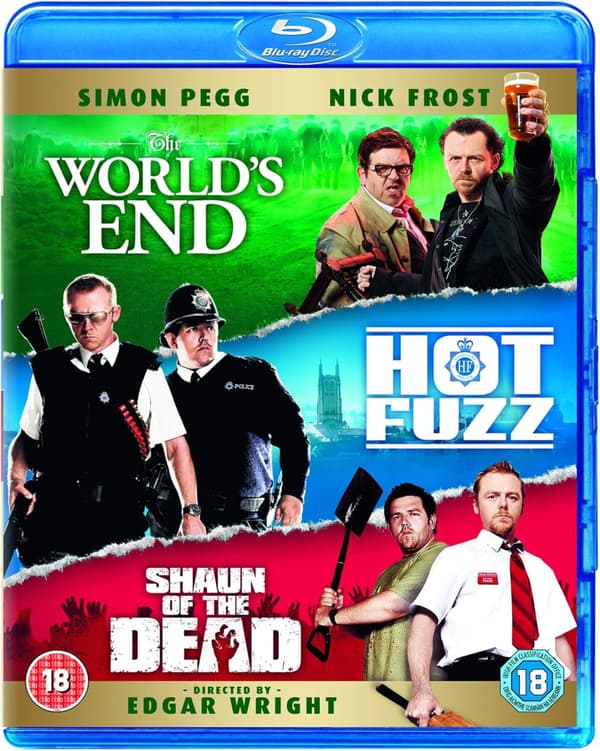 Edgar Wright - Cornetto Trilogy (2004-2013) | 3 Movie Collection Blu-Ray (import)