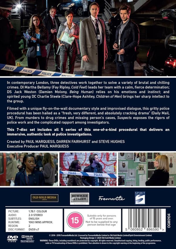 Suspects The Complete Series (2014-2016) (DVD)