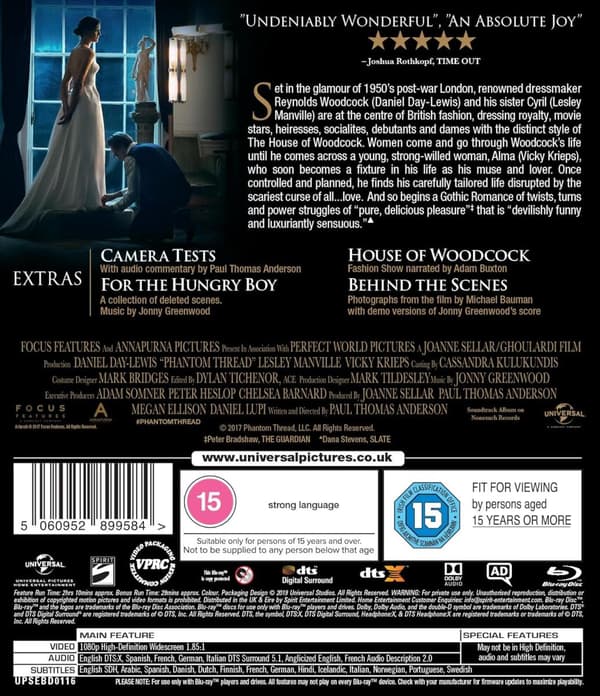 Phantom Thread (2017) (Blu-Ray)