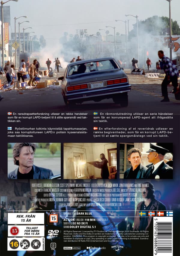 Dark Blue (2002) DVD (svensk text)