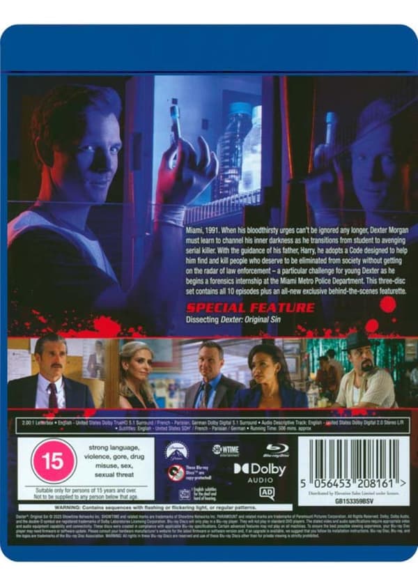 Dexter: Original Sin Season 1 (2024) (Blu-Ray)