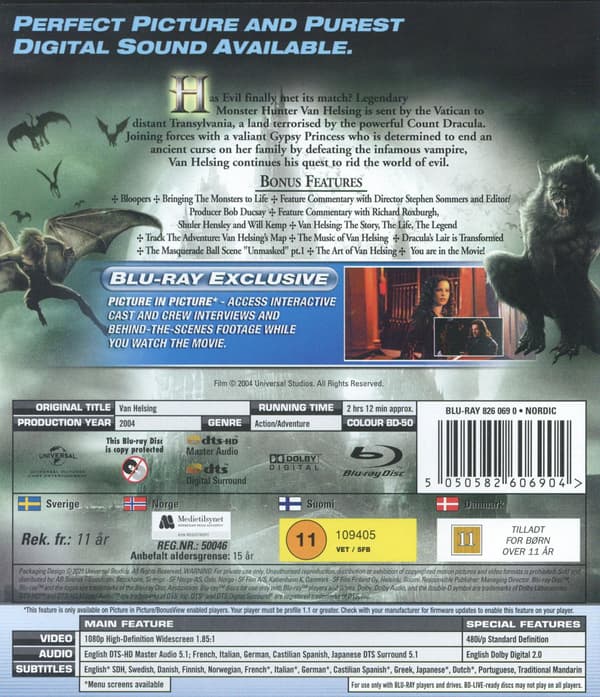 Van Helsing (2004) (Blu-Ray)