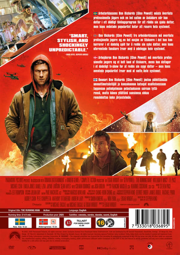 The Running Man (2025) (DVD)