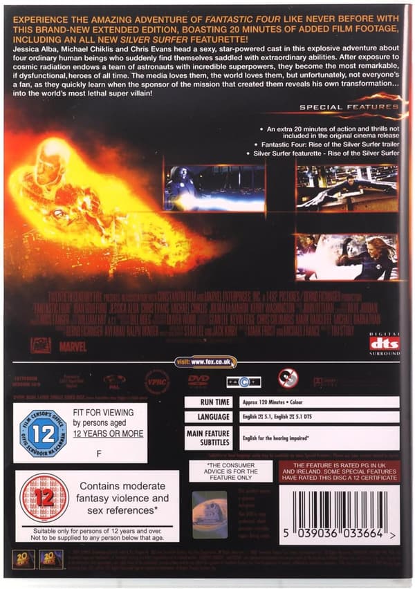 Fantastic Four (2005) (DVD)