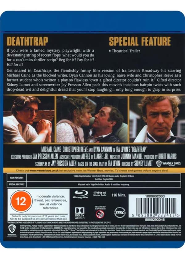 Deathtrap (1982) (Blu-Ray)