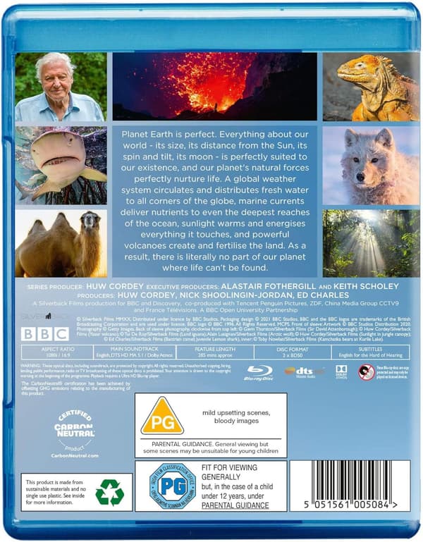 A Perfect Planet (2021) Mini Series (Blu-Ray)