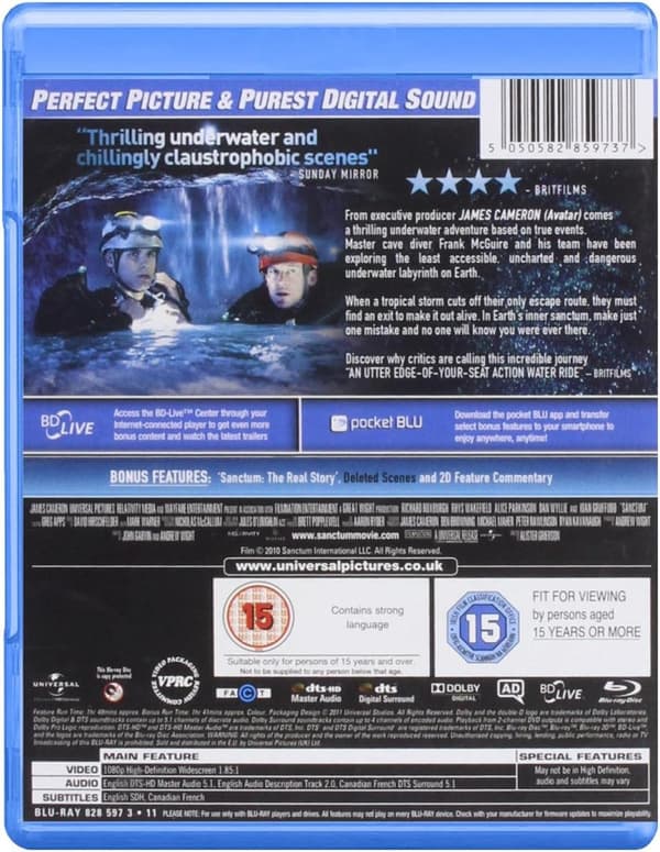 Sanctum (2011) (Blu-Ray)