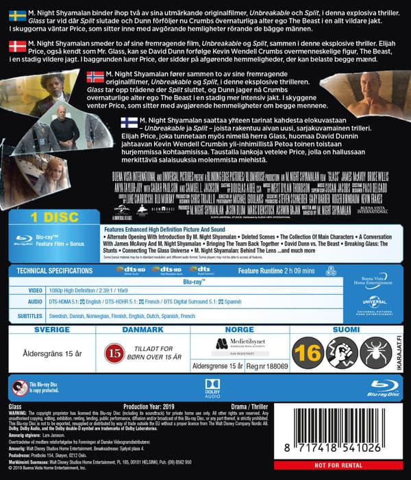 Glass (2019) (Blu-Ray)