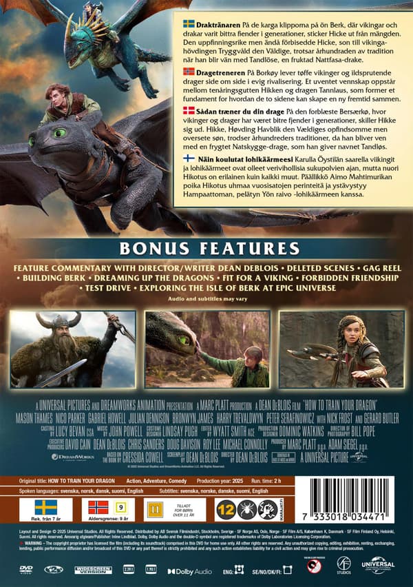 How to Train Your Dragon (2025) (DVD)