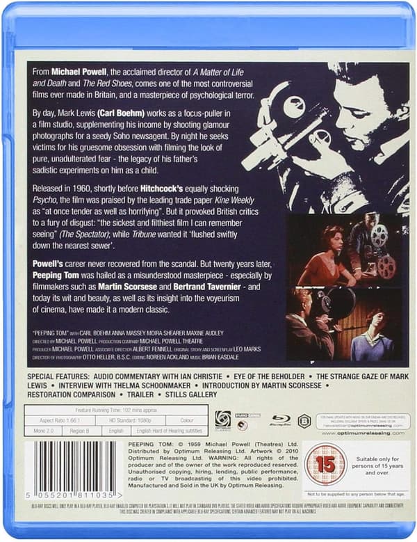 Peeping Tom (1960) (Blu-Ray)