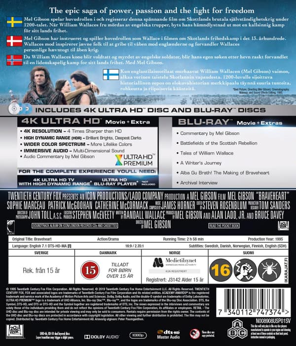 Braveheart (1995) (4K UHD)