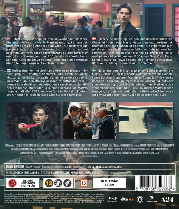 Marty Supreme (2025) (Blu-Ray)