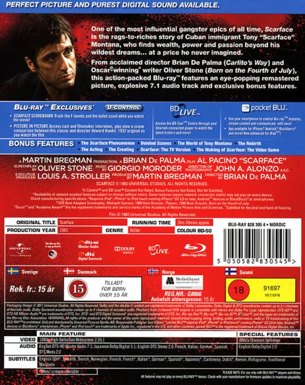 Scarface (1983) (Blu-Ray)
