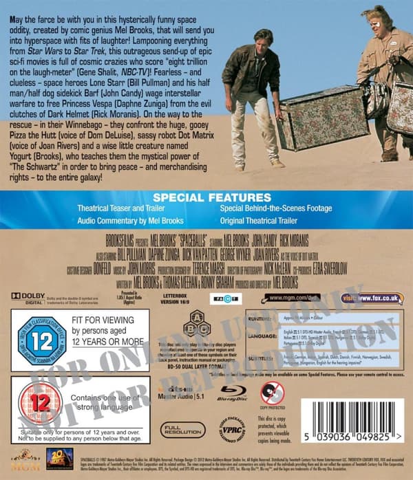 Spaceballs (1987) (Blu-Ray)