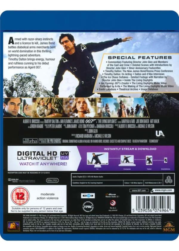 The Living Daylights (1987) (Blu-Ray)