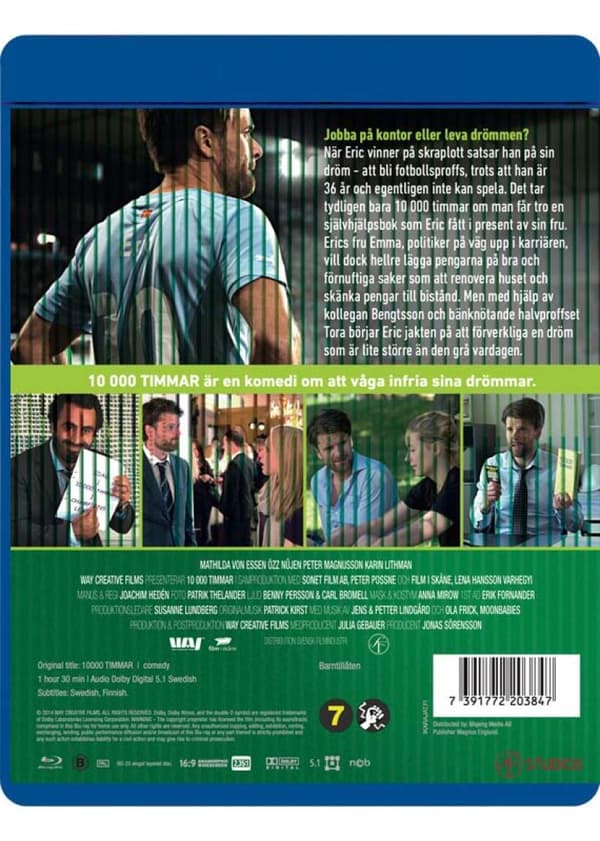 10 000 timmar (2014) (Blu-Ray)