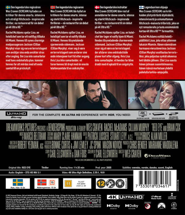 Red Eye (2005) (4K UHD)