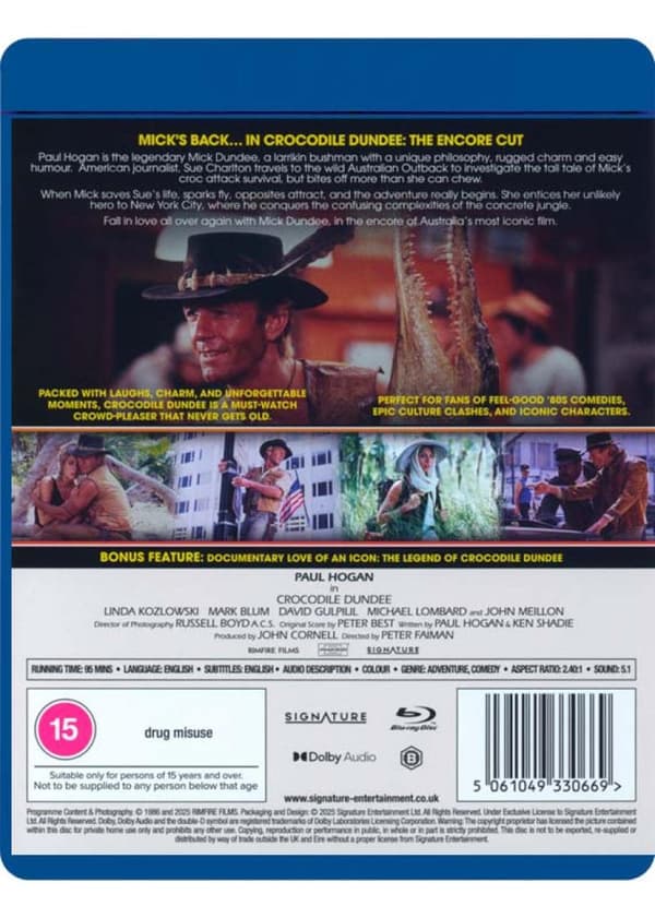 Crocodile Dundee (1986) (Blu-Ray)