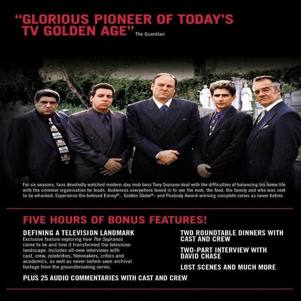 The Sopranos The Complete Series (1999-2007) Blu-Ray (import)