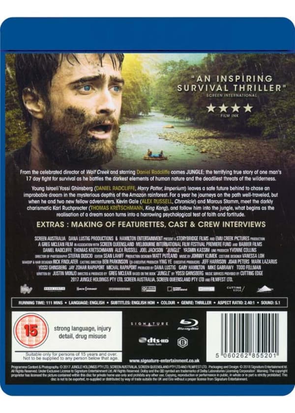 Jungle (2017) (Blu-Ray)