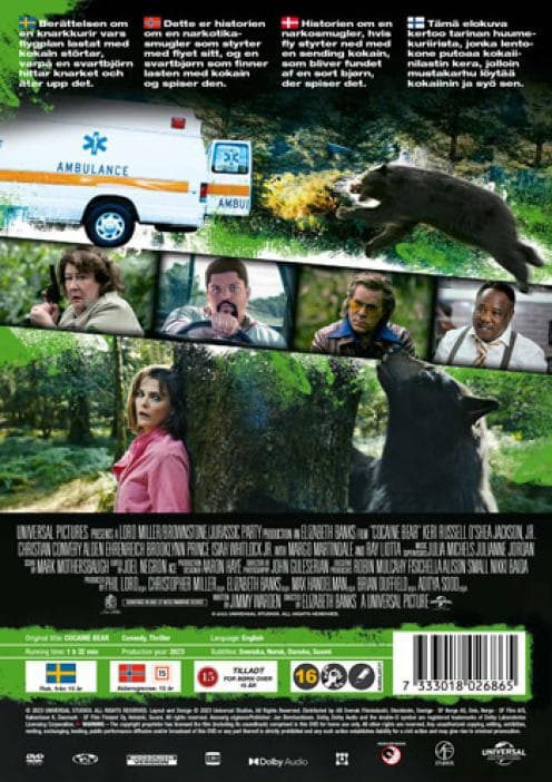 Cocaine Bear (2023) (DVD)