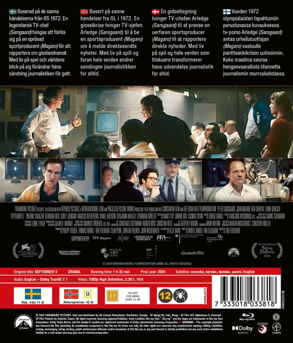 September 5 (2024) (Blu-Ray)