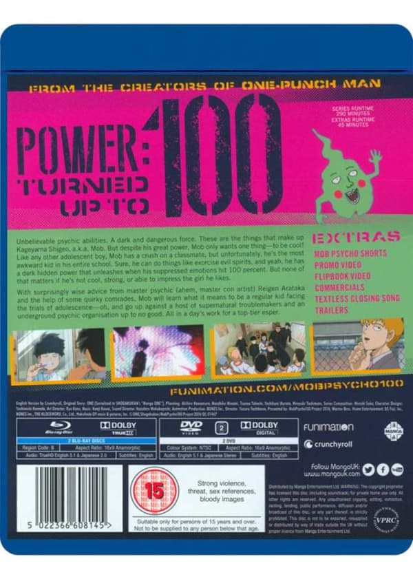 Mob Psycho 100 Season 1 (2016) (Blu-Ray)