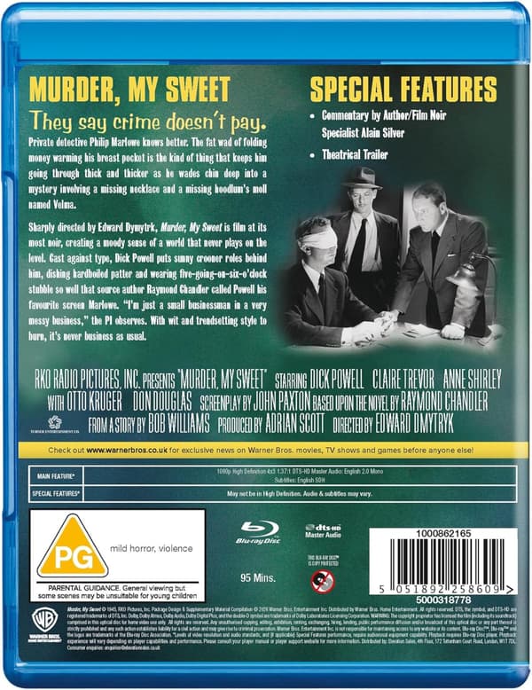 Murder, My Sweet (1944) (Blu-Ray)