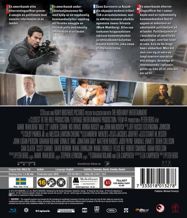 Mile 22 (2018) (Blu-Ray)