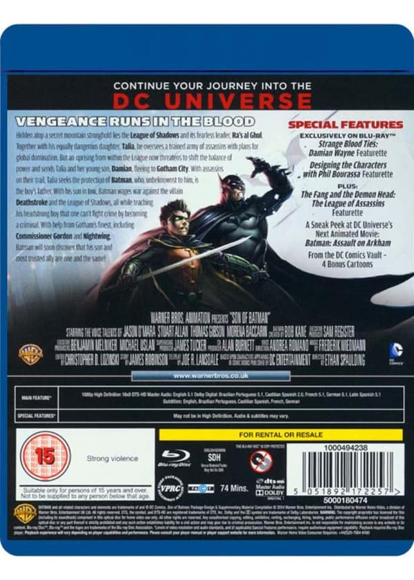 Son of Batman (2014) (Blu-Ray)
