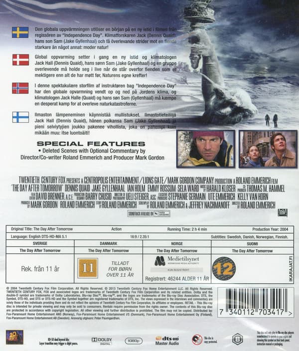 Day After Tomorrow (2004) (Blu-Ray)