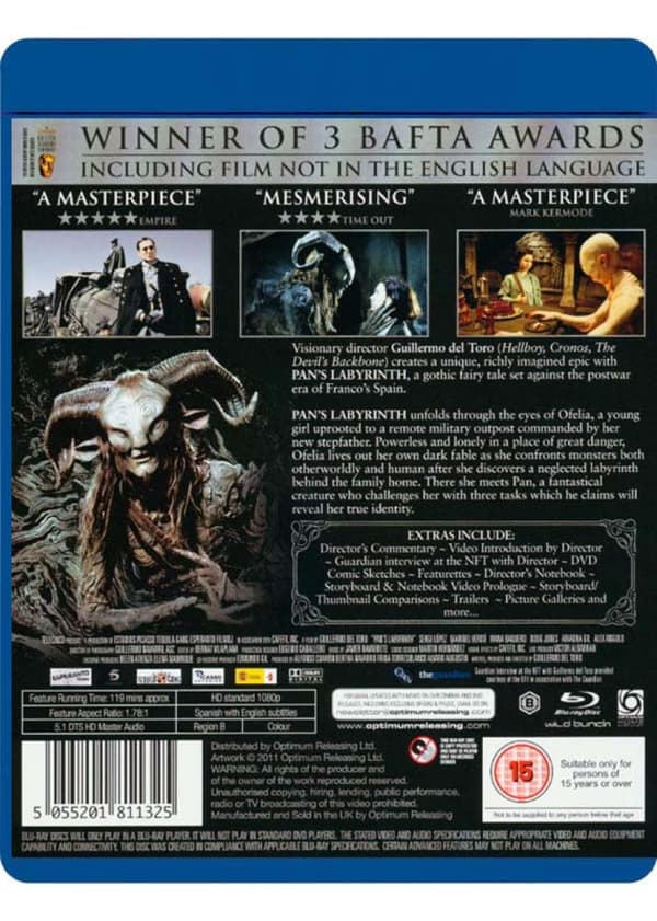 Pans Labyrinth (2006) Blu-Ray (import)